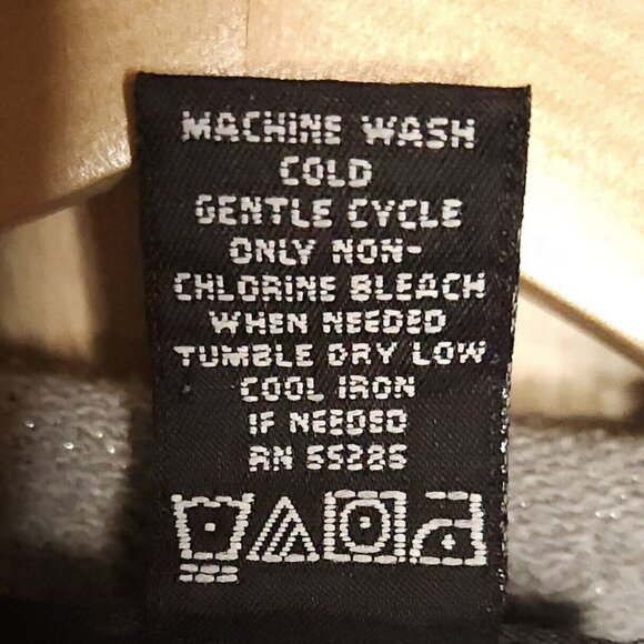 Express Silver Hooded Full Zip Sweatshirt Small - Picture 5 of 5